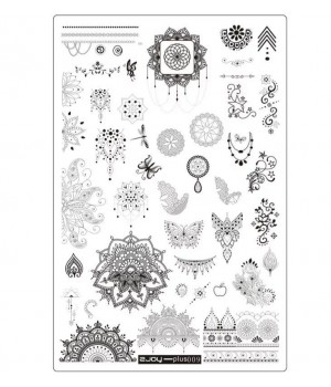 P056 Пластина для стемпинга 2JOY - plus 009